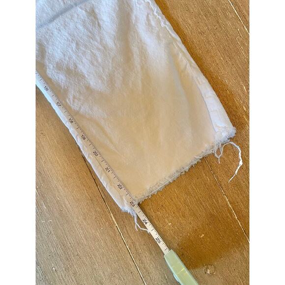 Frank & Eileen White Kinsale Cropped Linen Trouser Pant Size 0 0602S - Picture 7 of 14